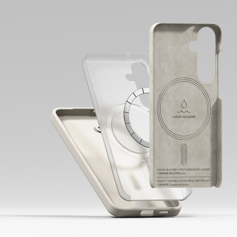 RINGKE SILIKON MAGNETISCH MAGSAFE GALAXY S25+ PLUS STEIN