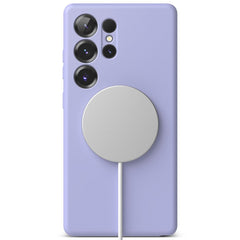 RINGKE SILIKON MAGNETISCH MAGSAFE GALAXY S25 ULTRA LAVENDEL