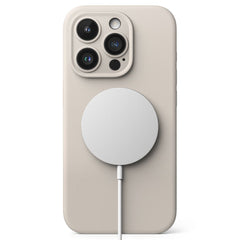 RINGKE SILIKON MAGNETISCH MAGSAFE IPHONE 15 PRO MAX STEIN