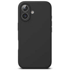 HÜLLE FÜR IPHONE 16 RINGKE SILIKON MAGNETISCH MAGSAFE SCHWARZ