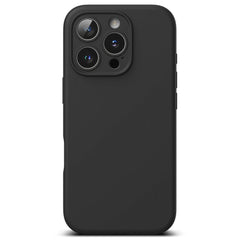 HÜLLE FÜR IPHONE 16 PRO RINGKE SILIKON MAGNETISCH MAGSAFE SCHWARZ