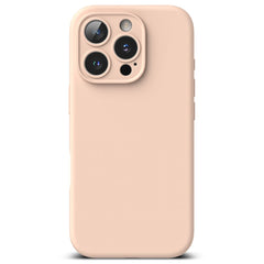 HÜLLE FÜR IPHONE 16 PRO MAX RINGKE SILIKON MAGNETISCH MAGSAFE PINKER SAND