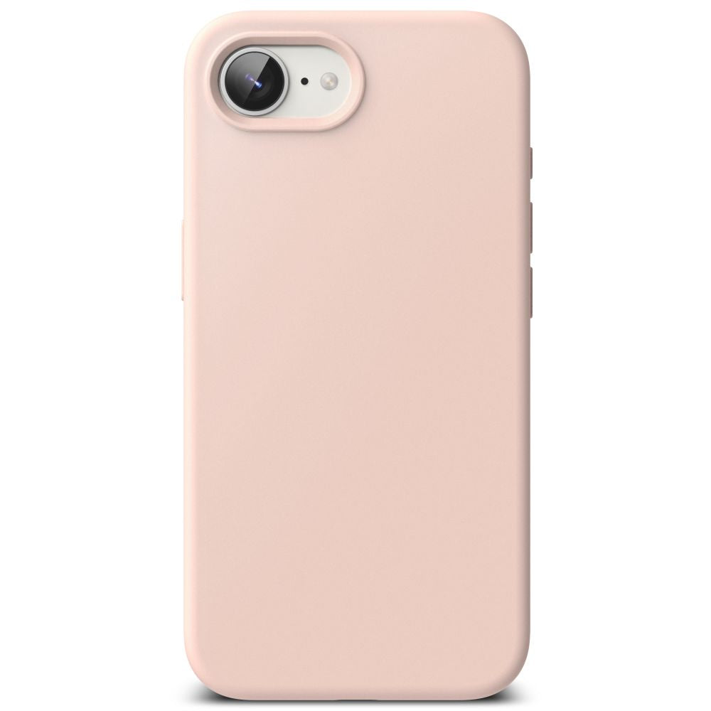 RINGKE SILIKON MAGNETISCH MAGSAFE IPHONE 16E PINKE SAND