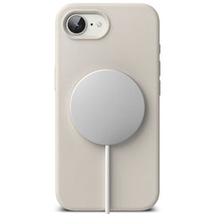 RINGKE SILIKON MAGNETISCH MAGSAFE IPHONE 16E STEIN SCHUTZCASE
