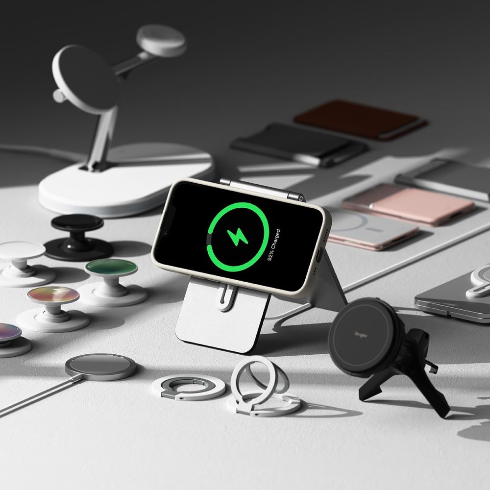 RINGKE SILIKON MAGNETISCH MAGSAFE IPHONE 16E STEIN SCHUTZCASE