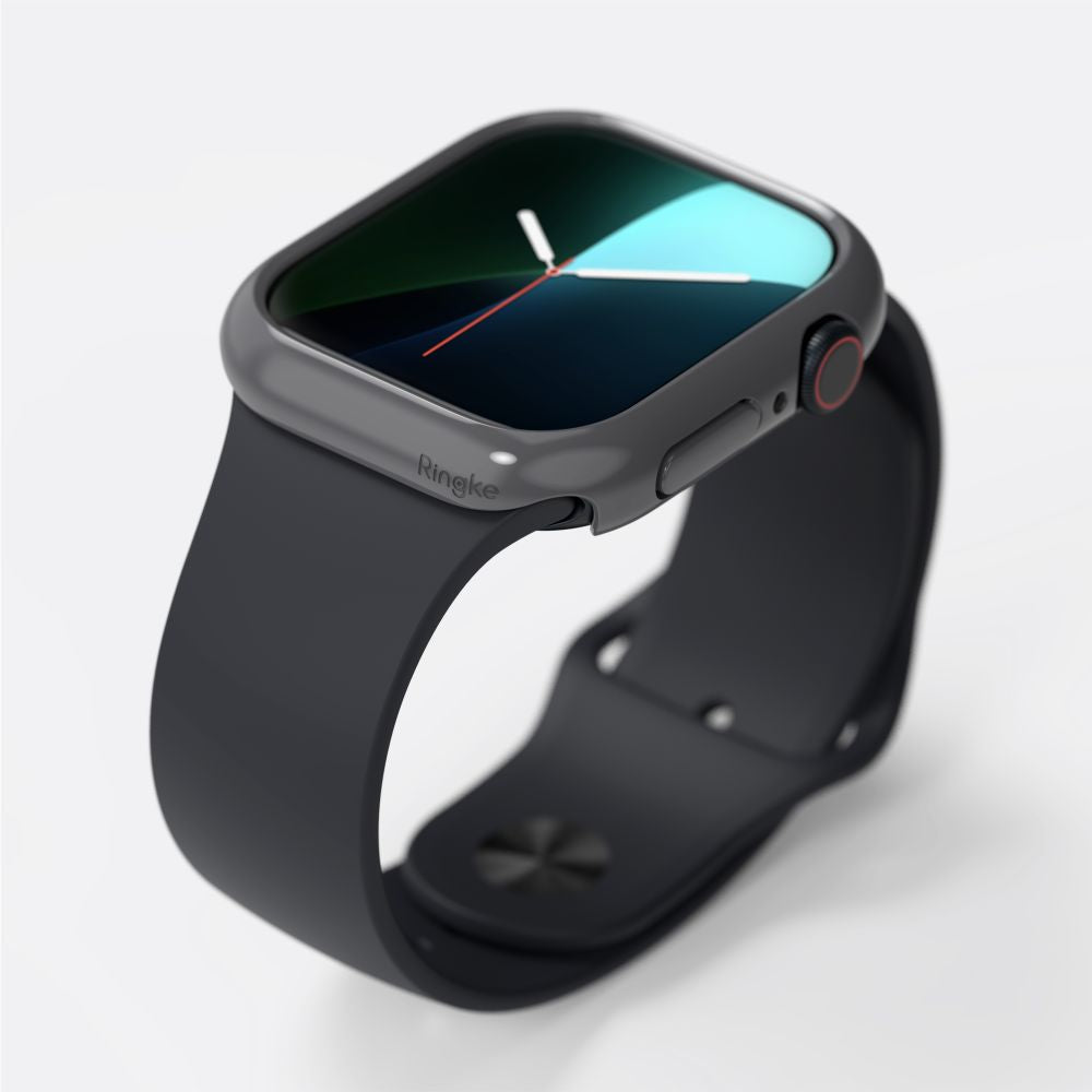RINGKE SLIM 2-PACK HÜLLE FÜR APPLE WATCH 10 (42 MM) KLAR & MATTE SCHWARZ