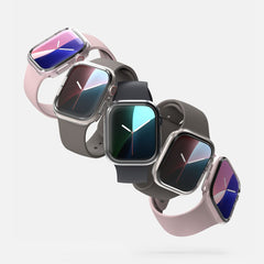 RINGKE SLIM 2-PACK HÜLLE FÜR APPLE WATCH 10 (46 MM) KLAR & MATTE SCHWARZ