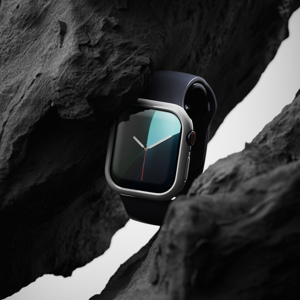 RINGKE SLIM 2-PACK HÜLLE FÜR APPLE WATCH 10 (46 MM) KLAR & MATTE SCHWARZ