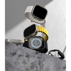 2X SCHUTZHÜLLE FÜR APPLE WATCH ULTRA 49 MM RINGKE SLIM 2-PAK CLEAR & MATTE BLACK