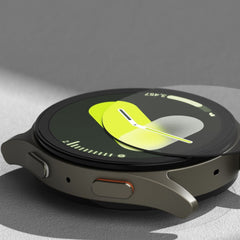 SCHUTZHÜLLE MIT HARTGLAS FÜR SAMSUNG GALAXY WATCH 7 (44 MM) RINGKE SLIM & HARTGLAS TITAN SCHWARZ