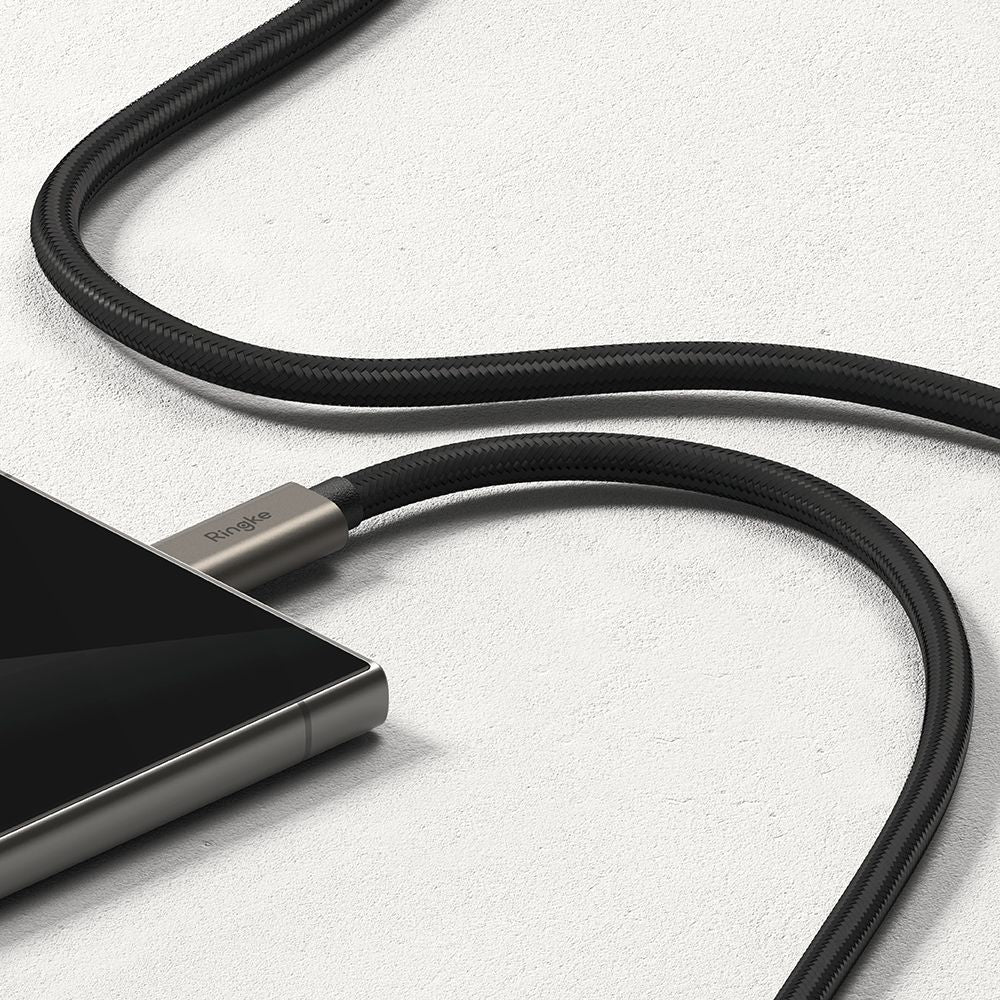 RINGKE KABEL USB 3.2 GEN 2X2 TYPE-C KABEL PD240W 100CM SCHWARZ