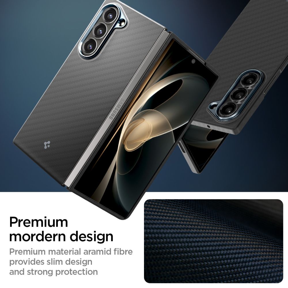 SPIGEN AIRSKIN HÜLLE GALAXY Z FOLD 6 ARAMID SCHWARZ
