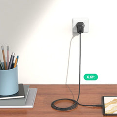 SPIGEN ARCSTATION PRO GAN-651 1-PORT NETZLADEGERÄT 65W + TYPE-C KABEL SCHWARZ