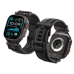 SPIGEN DURAPRO ARMOR APPLE WATCH 6 / 7 / 8 / 9 / 10 / SE / ULTRA 1 / 2 (44 / 45 / 46 / 49 MM) SCHWARZE AUSGABE