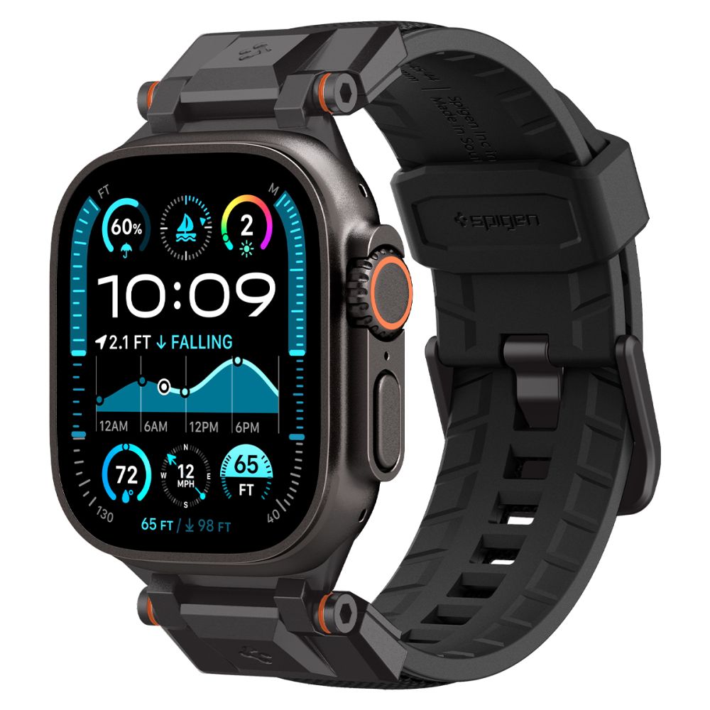 SPIGEN DURAPRO ARMOR APPLE WATCH 6 / 7 / 8 / 9 / 10 / SE / ULTRA 1 / 2 (44 / 45 / 46 / 49 MM) SCHWARZE AUSGABE