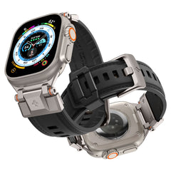 SPIGEN DURAPRO ARMOR PU ARMBAND APPLE WATCH 6 / 7 / 8 / 9 / 10 / SE / ULTRA 1 / 2 (44 / 45 / 46 / 49 MM) SCHWARZ