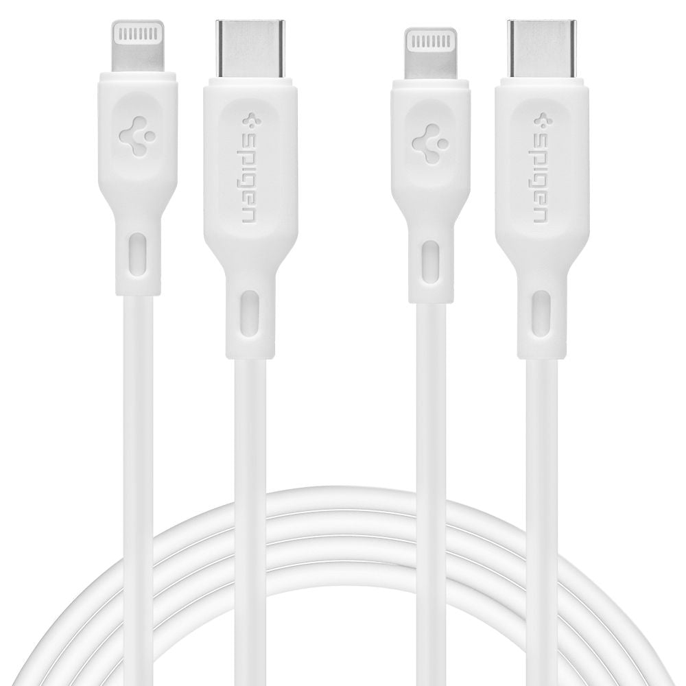 SPIGEN DURASYNC MFI LIGHTNING-KABEL 2-PAKET 100CM WEISS