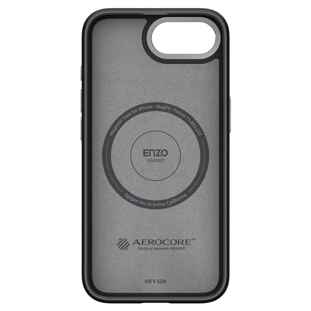 SPIGEN ENZO ARAMID MAG MAGSAFE IPHONE 16E MATTE SCHWARZ