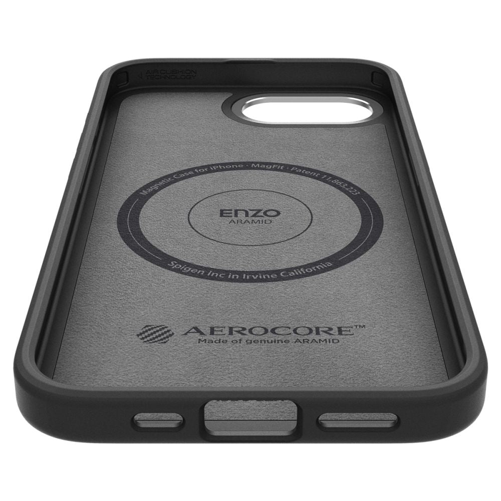 SPIGEN ENZO ARAMID MAG MAGSAFE IPHONE 16E MATTE SCHWARZ