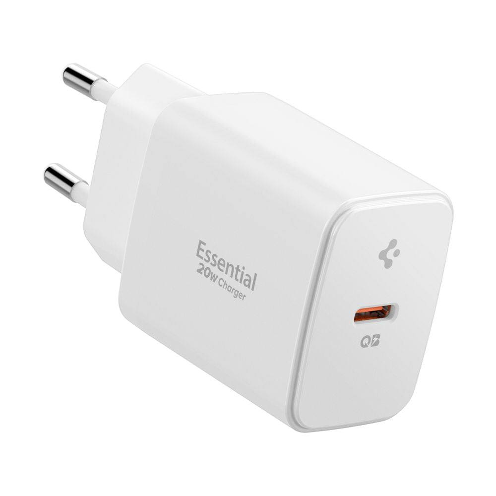 SPIGEN ESSENTIAL EE201EU 1-PORT NETZLADEGERÄT 20W WEISS