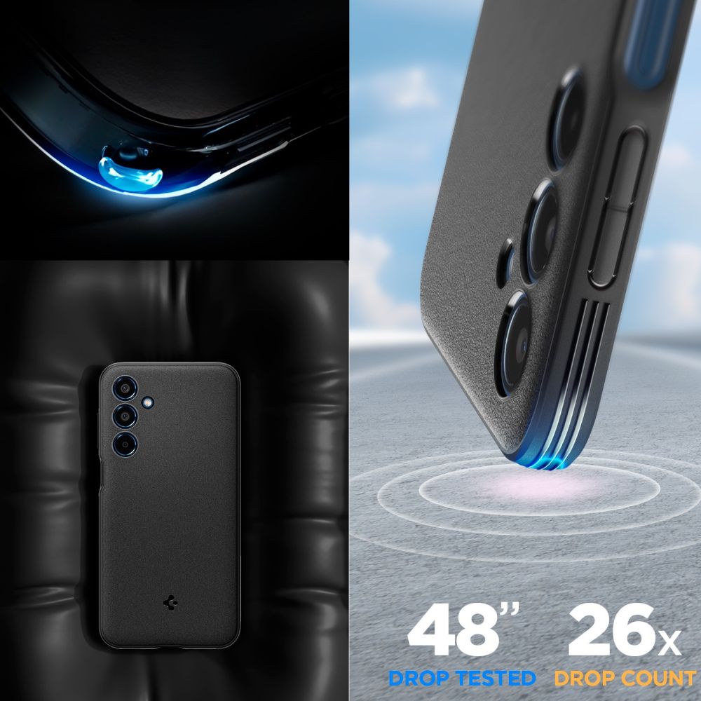 SPIGEN ESSENTIAL SANDBLAST GALAXY M35 5G MATTE SCHWARZ