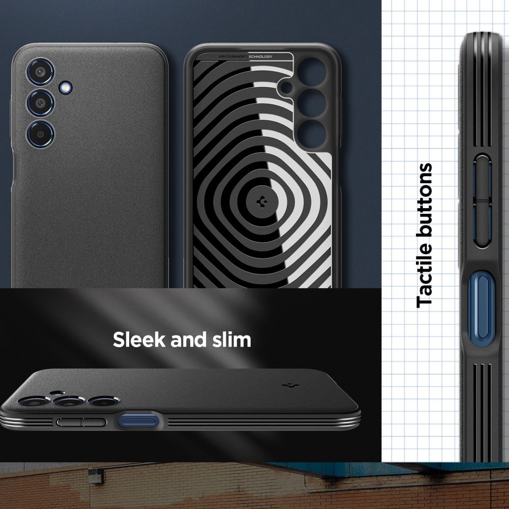 SPIGEN ESSENTIAL SANDBLAST GALAXY M35 5G MATTE SCHWARZ