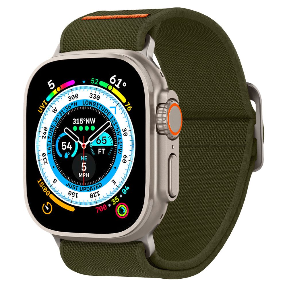 SPIGEN FIT LITE ULTRA ARMBAND FÜR APPLE WATCH 6 / 7 / 8 / 9 / 10 / SE / ULTRA 1 / 2 (44 / 45 / 46 / 49 MM) KHAKI