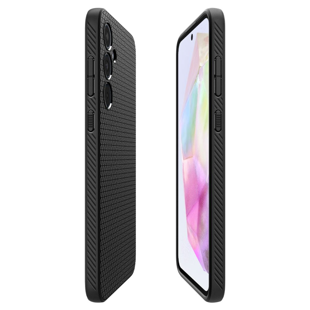 SPIGEN LIQUID AIR HÜLLE GALAXY A35 5G MATTE SCHWARZ