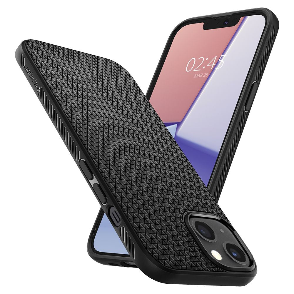 SPIGEN LIQUID AIR HÜLLE IPHONE 13 MINI MATTE SCHWARZ