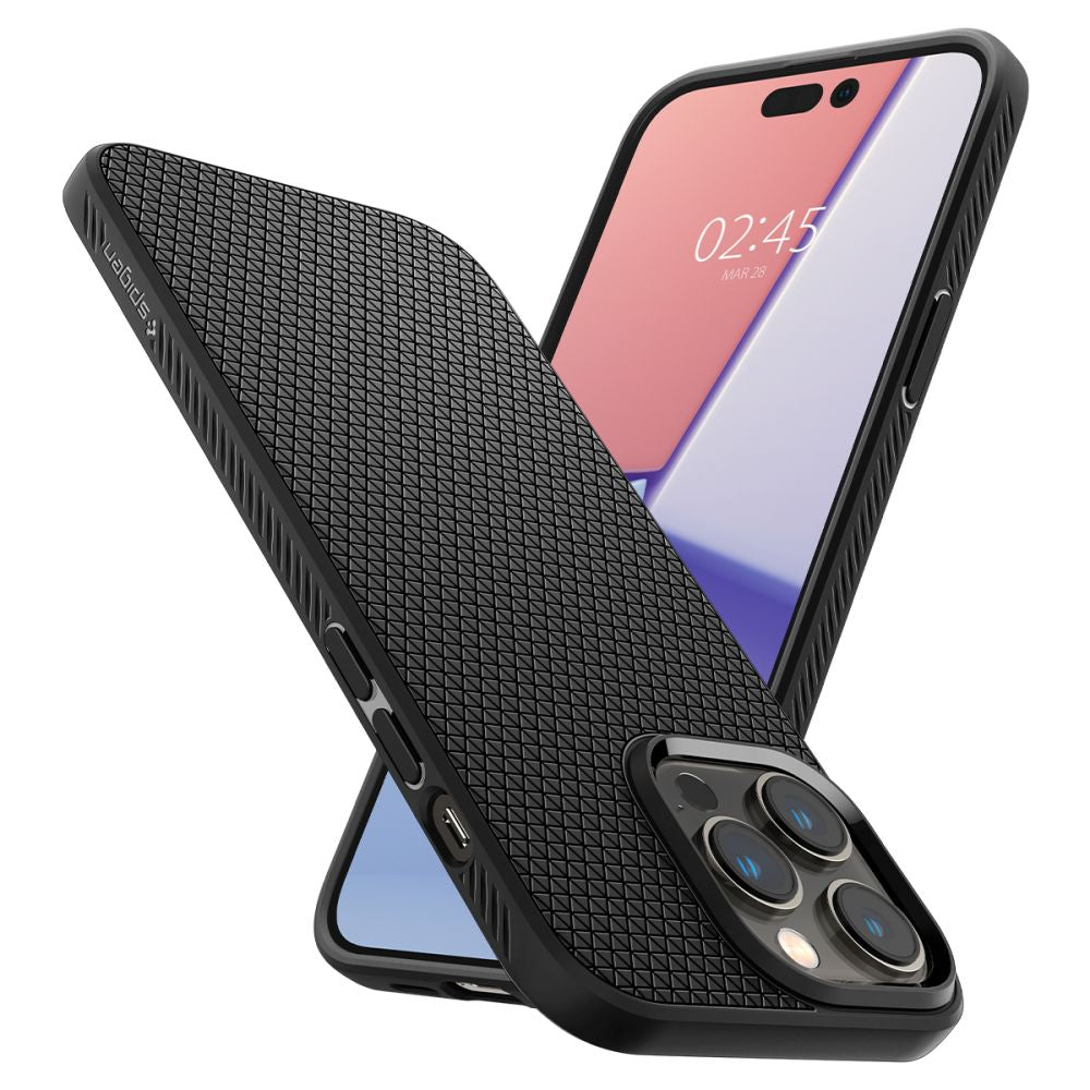 SPIGEN LIQUID AIR HÜLLE IPHONE 14 PRO MATTE SCHWARZ
