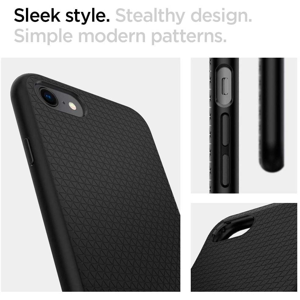 SPIGEN LIQUID AIR HÜLLE IPHONE 7/8/SE 2020 / SE 2022 SCHWARZ