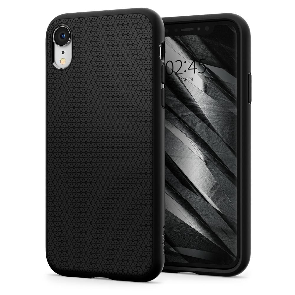 SPIGEN LIQUID AIR HÜLLE IPHONE XR MATTE SCHWARZ