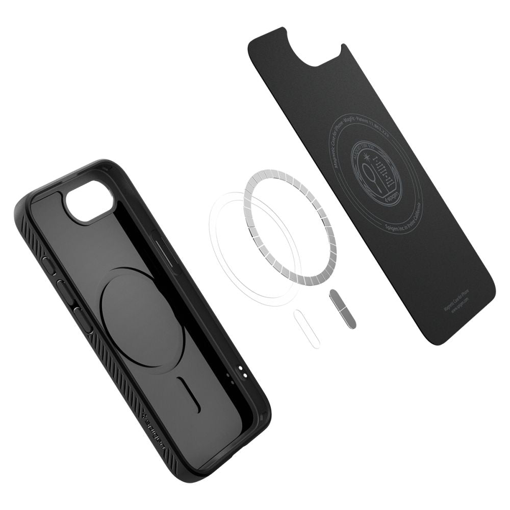 SPIGEN LIQUID AIR MAG MAGSAFE IPHONE 16E MATTE SCHWARZ