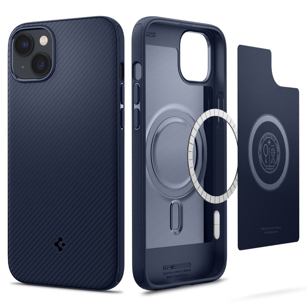 SPIGEN MAG ARMOR HÜLLE IPHONE 14 PLUS NAVY BLAU