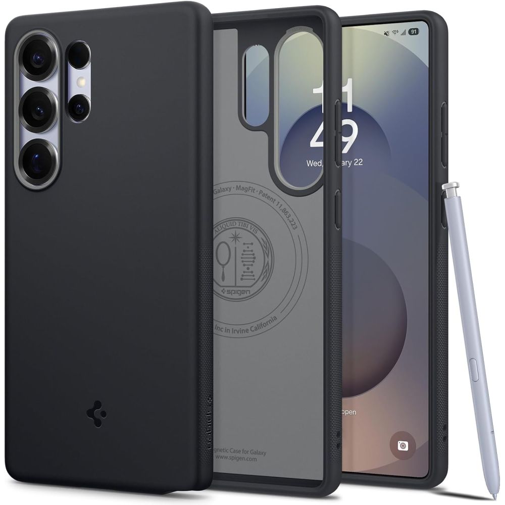 SPIGEN NANO POP MAG MAGSAFE HÜLLE GALAXY S25 ULTRA SCHWARZ SESAM