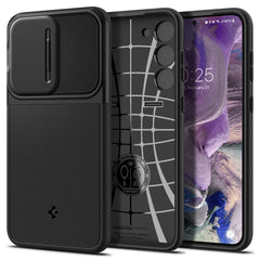 SPIGEN OPTIK ARMOR HÜLLE GALAXY S23 SCHWARZ