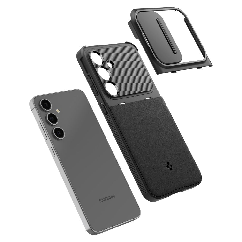 SPIGEN OPTIK ARMOR HÜLLE GALAXY S24 FE SCHWARZ