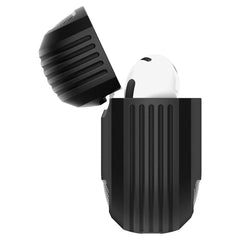 SPIGEN RUGGED ARMOR HÜLLE FÜR APPLE AIRPODS 4 MATTE SCHWARZ