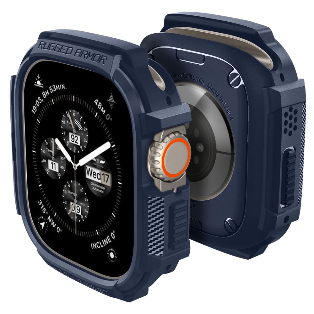 SCHUTZHÜLLE FÜR APPLE WATCH ULTRA 49 MM SPIGEN RUGGED ARMOR NAVY BLAU