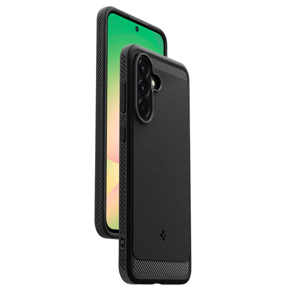 SPIGEN RUGGED ARMOR HÜLLE GALAXY A56 5G MATTE SCHWARZ