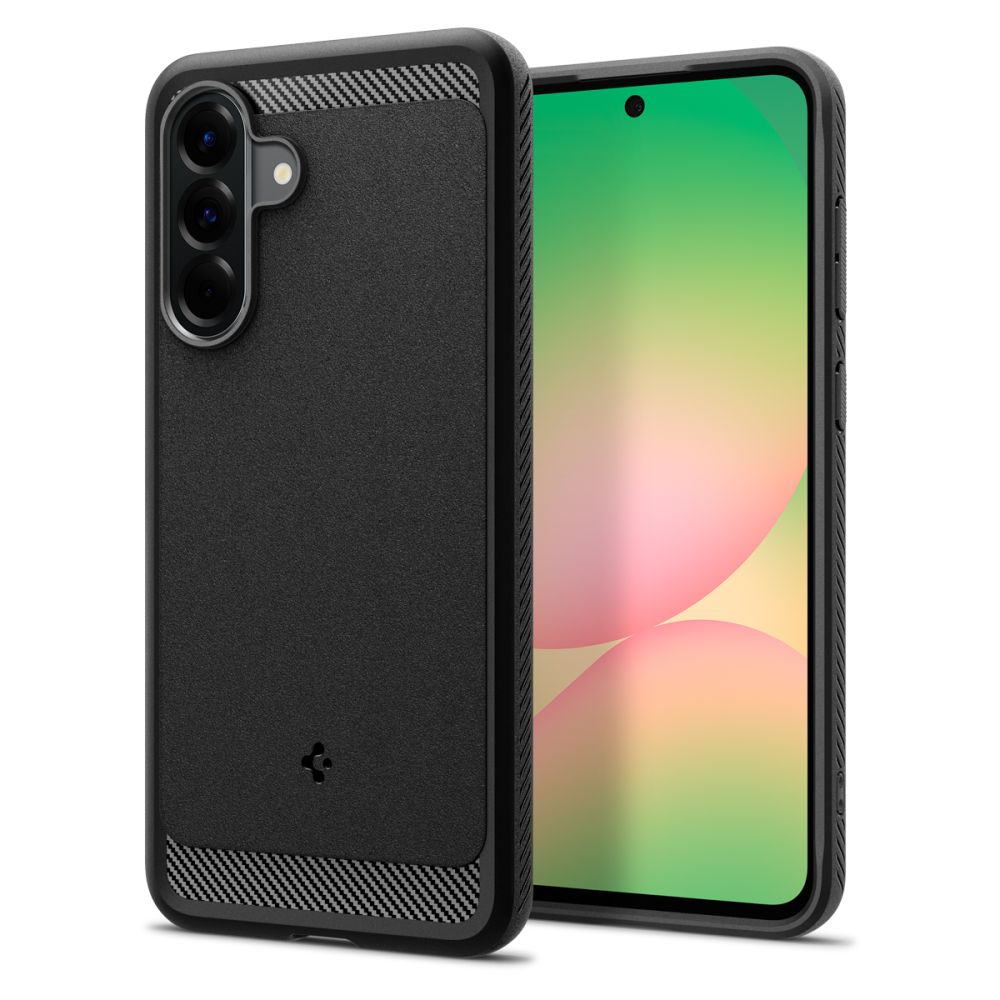 SPIGEN RUGGED ARMOR HÜLLE GALAXY A56 5G MATTE SCHWARZ
