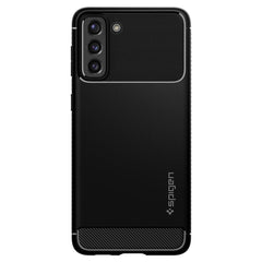SPIGEN RUGGED ARMOR HÜLLE GALAXY S21 MATTE SCHWARZ