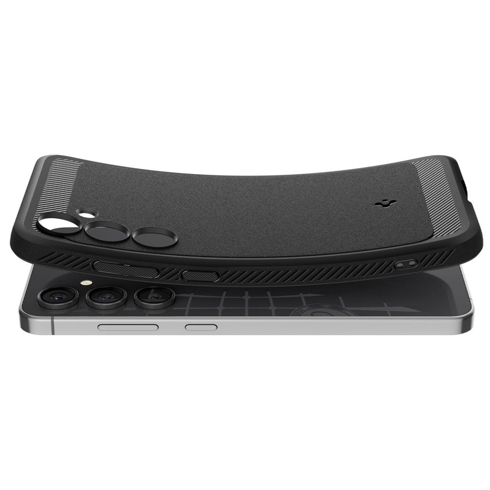 SPIGEN RUGGED ARMOR HÜLLE GALAXY S24 FE MATTE SCHWARZ