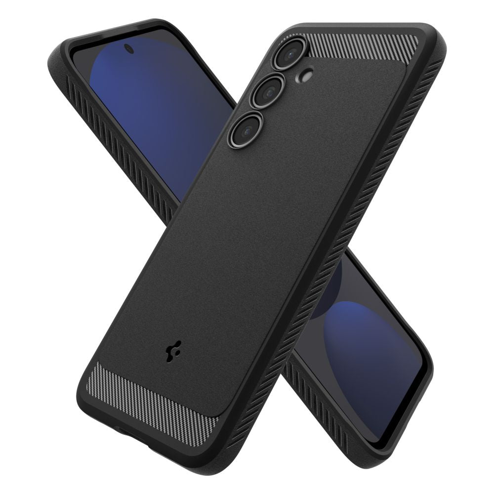 SPIGEN RUGGED ARMOR HÜLLE GALAXY S24 FE MATTE SCHWARZ
