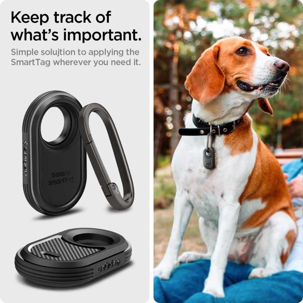 SPIGEN RUGGED ARMOR HÜLLE GALAXY SMARTTAG 2 MATTE SCHWARZ