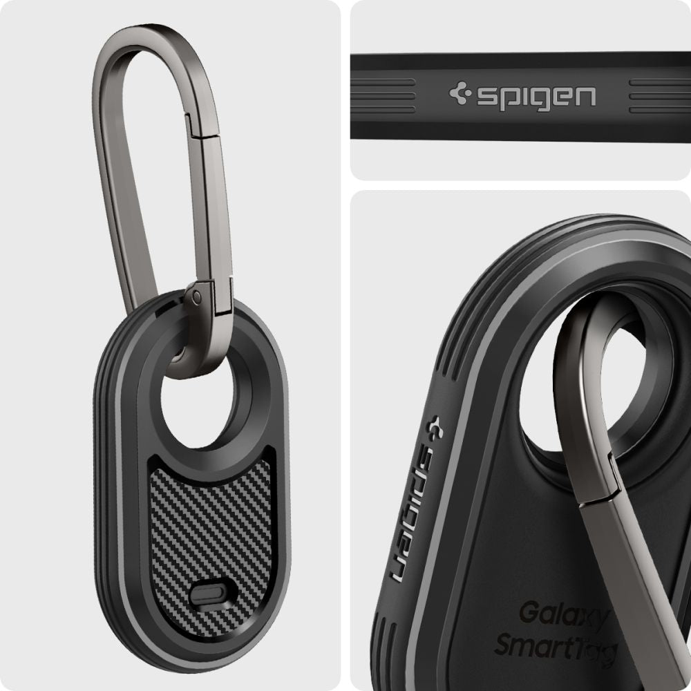 SPIGEN RUGGED ARMOR HÜLLE GALAXY SMARTTAG 2 MATTE SCHWARZ