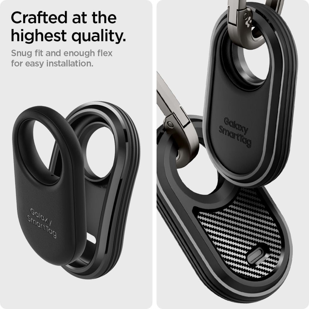 SPIGEN RUGGED ARMOR HÜLLE GALAXY SMARTTAG 2 MATTE SCHWARZ