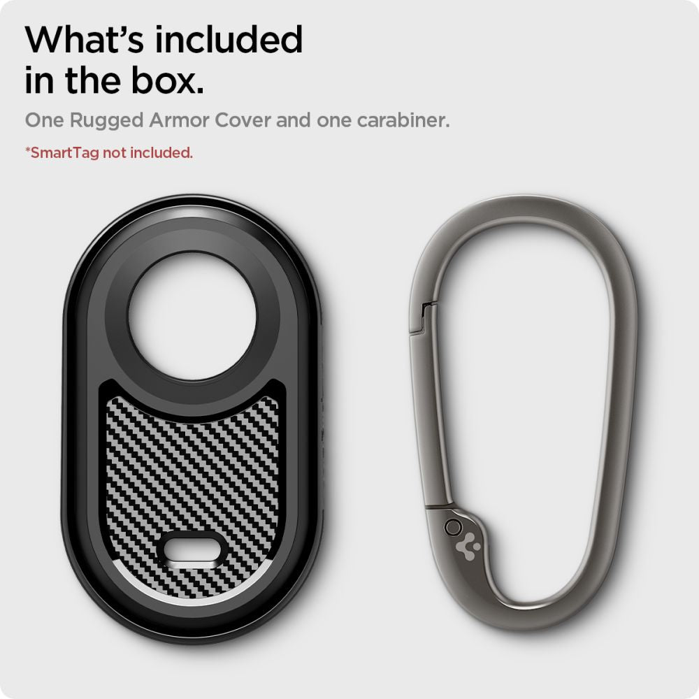 SPIGEN RUGGED ARMOR HÜLLE GALAXY SMARTTAG 2 MATTE SCHWARZ