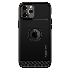 SPIGEN RUGGED ARMOR HÜLLE IPHONE 12/12 PRO MATTE SCHWARZ