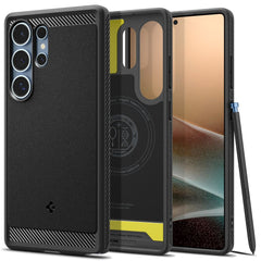 SPIGEN RUGGED ARMOR MAG MAGSAFE GALAXY S25 ULTRA MATTE SCHWARZ